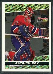 Patrick Roy #22 Hockey Cards 1993 Topps Premier Black Gold Prices