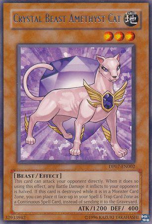 Crystal Beast Amethyst Cat DP07-EN002 YuGiOh Duelist Pack: Jesse Anderson