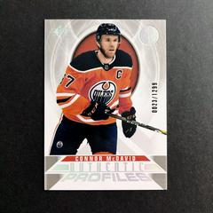 Connor McDavid [Silver Spectrum] Hockey Cards 2020 SP Authentic Profiles Prices