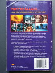 Book Back | Super Star Wars Empire Strikes Back Official Game Secrets Strategy Guide