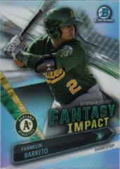 Franklin Barreto #BSI-FB Baseball Cards 2016 Bowman Draft Scouts' Fantasy Impact Prices