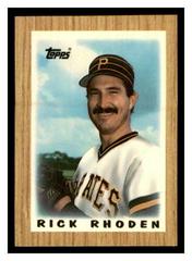 Rick Rhoden #31 Baseball Cards 1987 Topps Mini League Leaders Prices