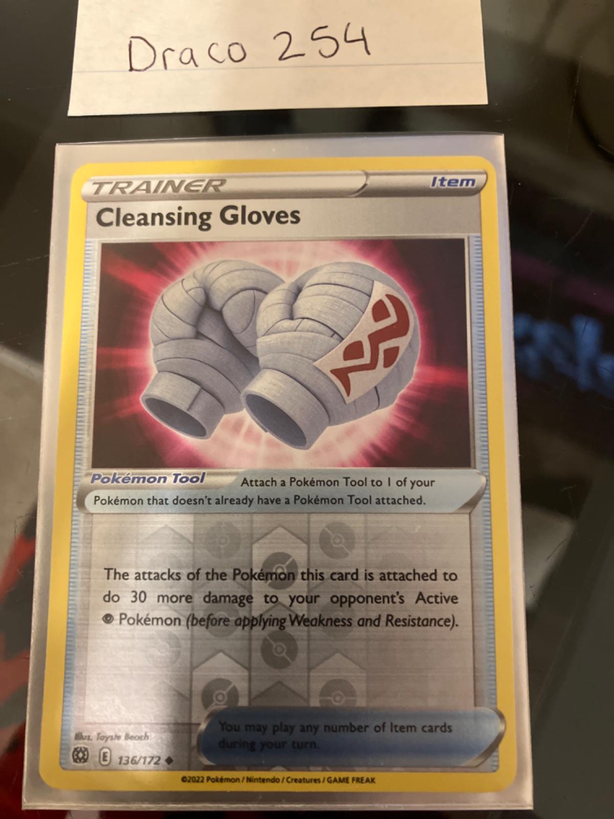 Cleansing Gloves [Reverse Holo] Ungraded Pokemon Brilliant Stars