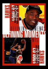 Defining Moments Atlanta Hawks [Dikembe Mutombo / Christian Laettner / Mookie Blaylock / Steve Smith Basketball Cards 1997 Upper Deck Prices