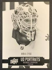 Robin Lehner Hockey Cards 2021 Upper Deck UD Portraits Prices
