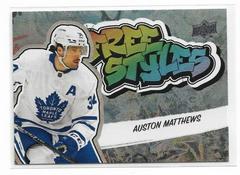 Auston Matthews #FS-9 Hockey Cards 2022 Upper Deck Freestyles Prices