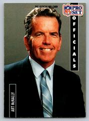 Art McNally Football Cards 1991 Pro Set Prices