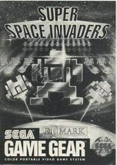 Super Space Invaders - Manual | Super Space Invaders Sega Game Gear