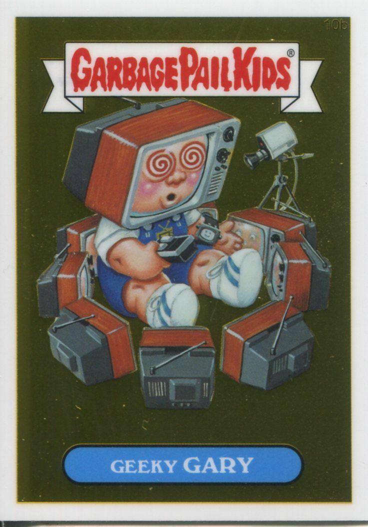 Geeky GARY #10b 2013 Garbage Pail Kids Chrome