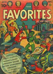 Four Favorites #8 (1942) Comic Books Four Favorites Prices