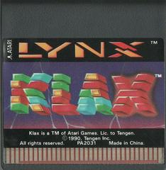 Cart | Klax Atari Lynx