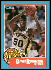 David Robinson #1 Basketball Cards 1990 Fleer Rookie Sensations Prices
