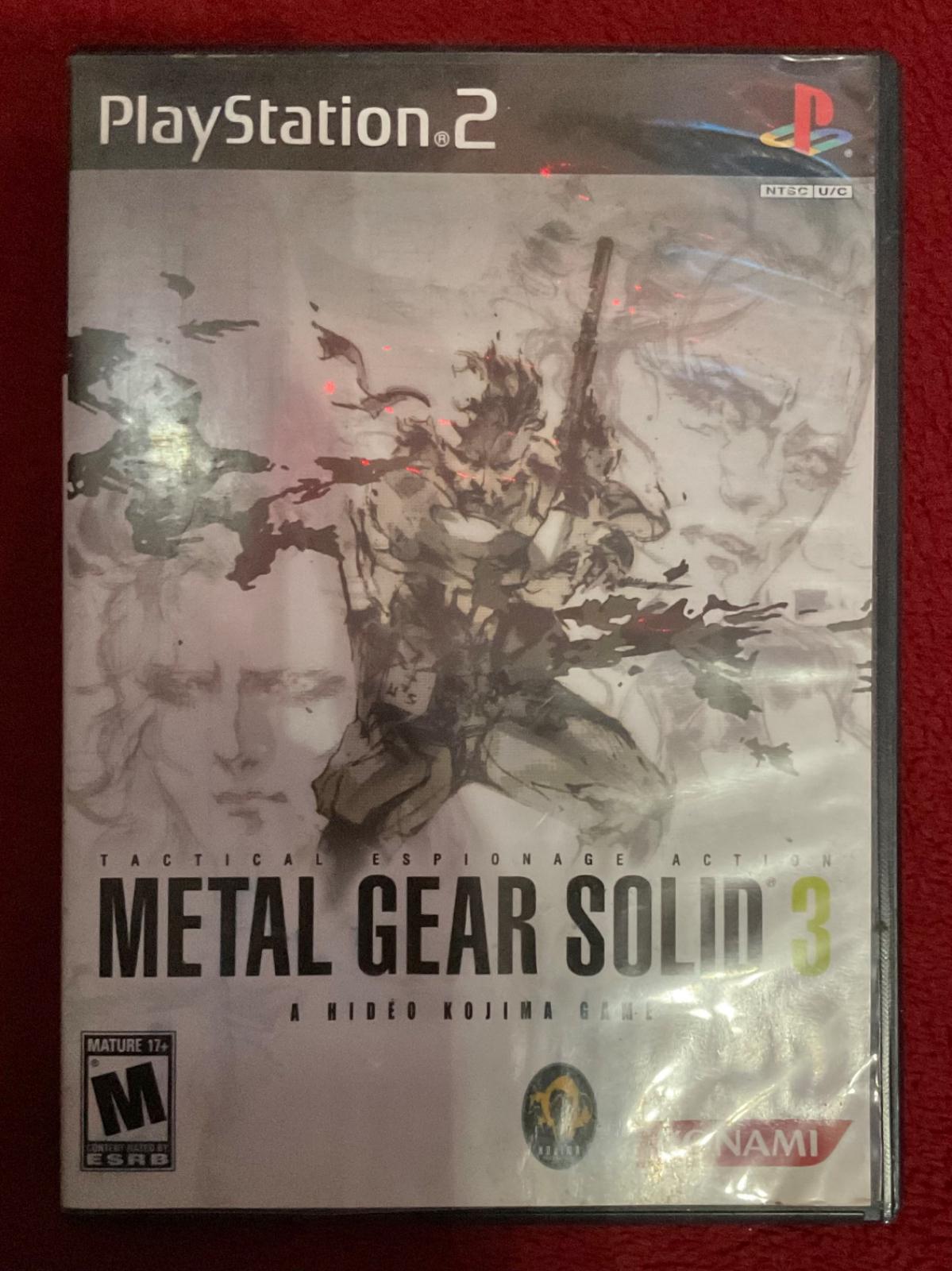 1/3 Metal Gear Solid 3: Subsistence [Essentials Collection]
  Welll. While she looked for MGS2, my mom also saw this for fairly cheap and decided to get it too. I have three MGS3s on my shelf now. That is prettyfunny. BUT umm I think it is cool to have this version in particular... It's from the essentials collection! I swear I saw somewhere that this version has some stuff that's worse than regular subsistence tho?? Nawt sure... I'll have to look.