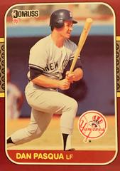 Dan Pasqua #244 Baseball Cards 1987 Donruss Opening Day Prices