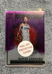 Kawhi Leonard [Purple] Basketball Cards 2019 Panini Impeccable Stainless Stars Prices
