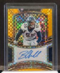 Bradley Chubb [Gold Prizm] Football Cards 2020 Panini Select Signatures Prices