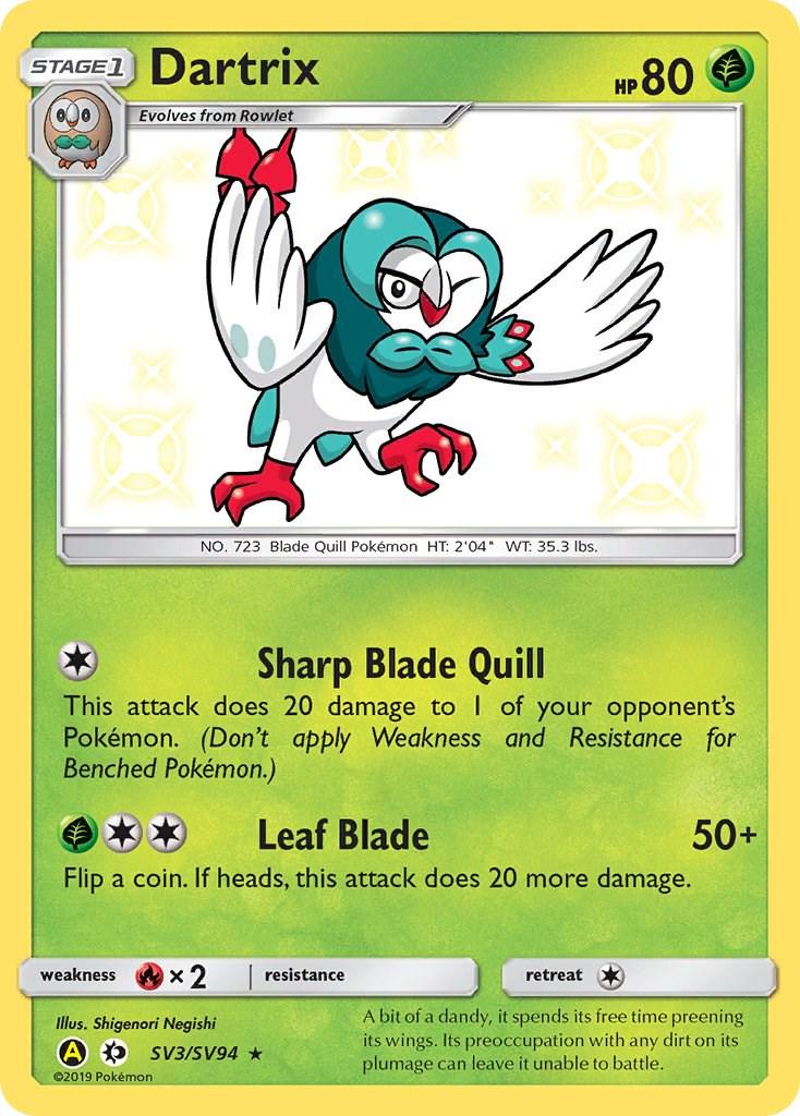 Dartrix #SV3 Pokemon Hidden Fates