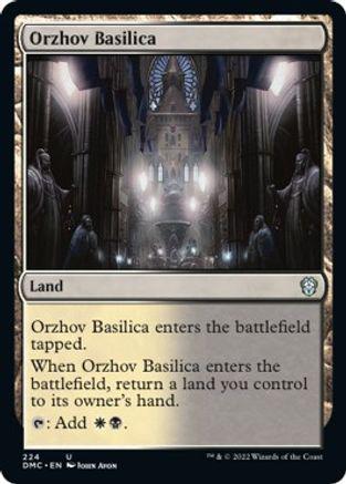 Orzhov Basilica #224 Magic Dominaria United Commander