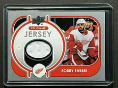 Robby Fabbri #GJ-RF Hockey Cards 2021 Upper Deck UD Game Prices