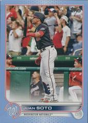 Juan Soto [Father's Day Blue] Baseball Cards 2022 Topps Prices