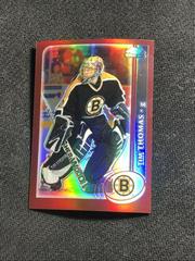 Tim Thomas [Refractor] Hockey Cards 2002 Topps Chrome Prices