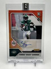 Ahmad 'Sauce' Gardner [Orange Autograph] Football Cards 2022 Panini Instant RPS First Look Prices