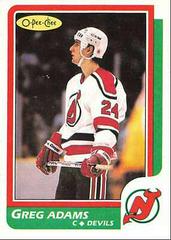 Greg Adams Hockey Cards 1986 O-Pee-Chee Prices