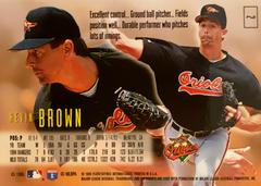 Rear | Kevin Brown Baseball Cards 1995 Emotion