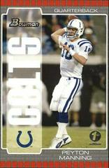 Peyton Manning [1st Edition] #1 Football Cards 2005 Bowman Prices