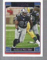 Marcus Pollard Football Cards 2006 Topps Prices