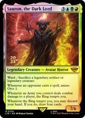 Sauron, the Dark Lord [Prerelease] #224 Magic Lord of the Rings Prices
