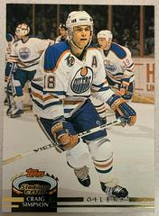 Craig Simpson #473 Hockey Cards 1992 Stadium Club Prices