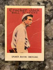 Tris Speaker Baseball Cards 1993 Cracker Jack 1915 Replicas Prices