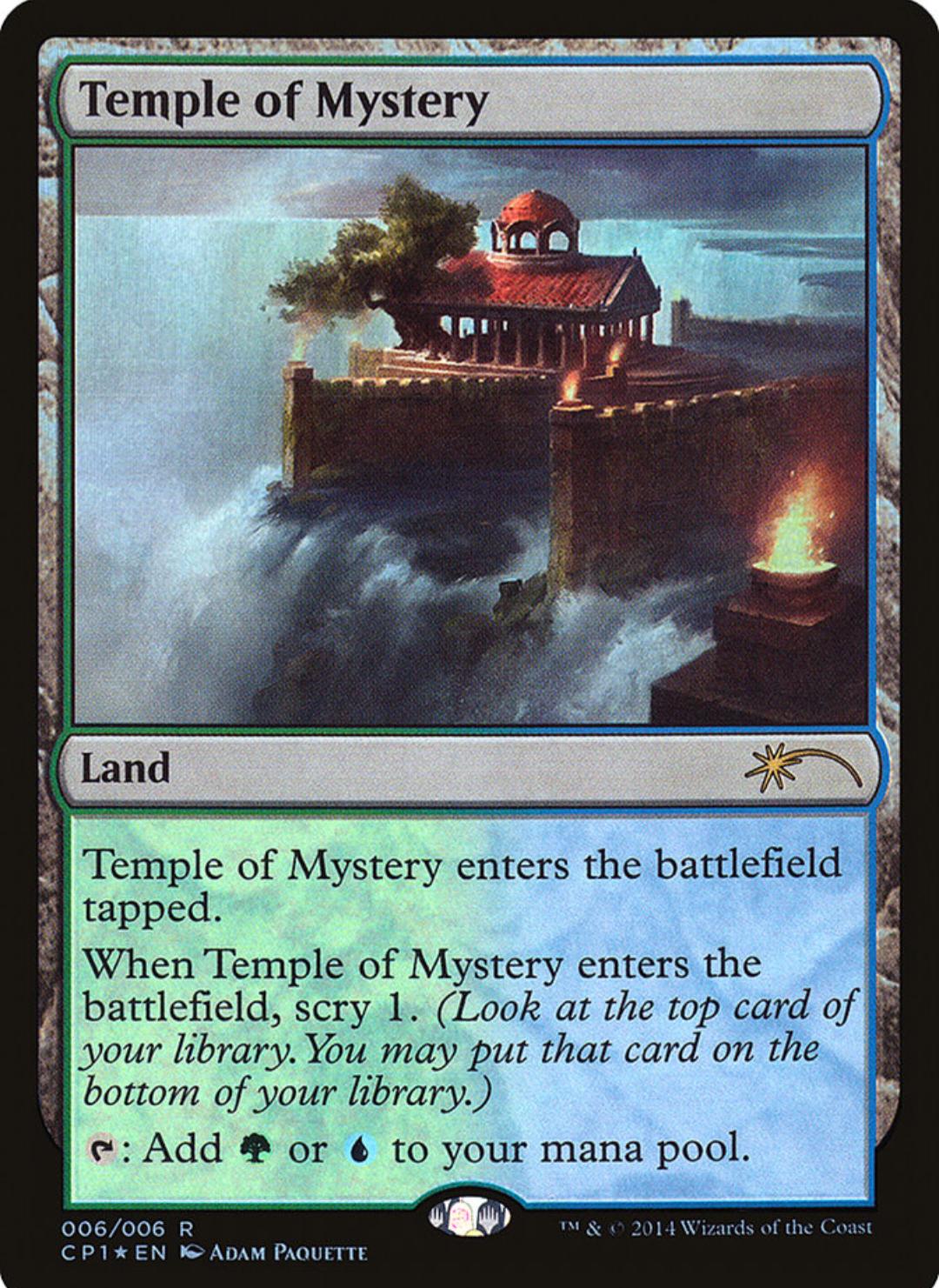 Temple Of Mystery [Foil] #6 Magic 2015 Clash Pack