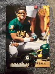 Rickey Henderson #415 Baseball Cards 1995 Stadium Club Prices