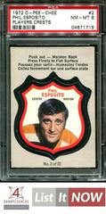 Phil Esposito Hockey Cards 1972 O-Pee-Chee Players Crests Prices