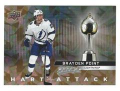 Brayden Point [Gold] #HA-11 Hockey Cards 2021 Upper Deck MVP Hart Attack Prices