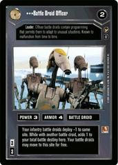 Battle Droid Officer [Limited] Star Wars CCG Theed Palace Prices