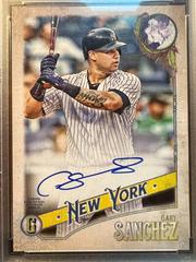 Gary Sanchez [GQ Logo Swap] #GQA-GSA Baseball Cards 2018 Topps Gypsy Queen Autographs Prices