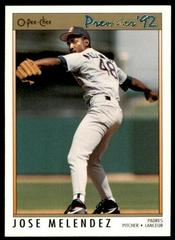 Jose Melendez Baseball Cards 1992 O Pee Chee Premier Prices