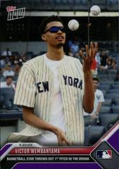 Victor Wembanyama [Purple] #472 Baseball Cards 2023 Topps Now Prices