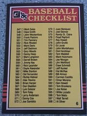 Checklist 547-653 Baseball Cards 1985 Donruss Prices
