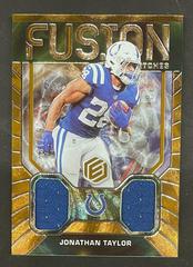 Jonathan Taylor [Orange] #FS-15 Football Cards 2022 Panini Elements Fusion Swatches Prices