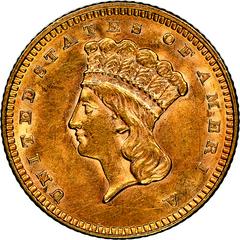 1862 Coins Gold Dollar Prices