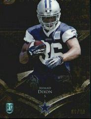 Ahmad Dixon [Gold Refractor] #98 Football Cards 2014 Bowman Sterling Prices