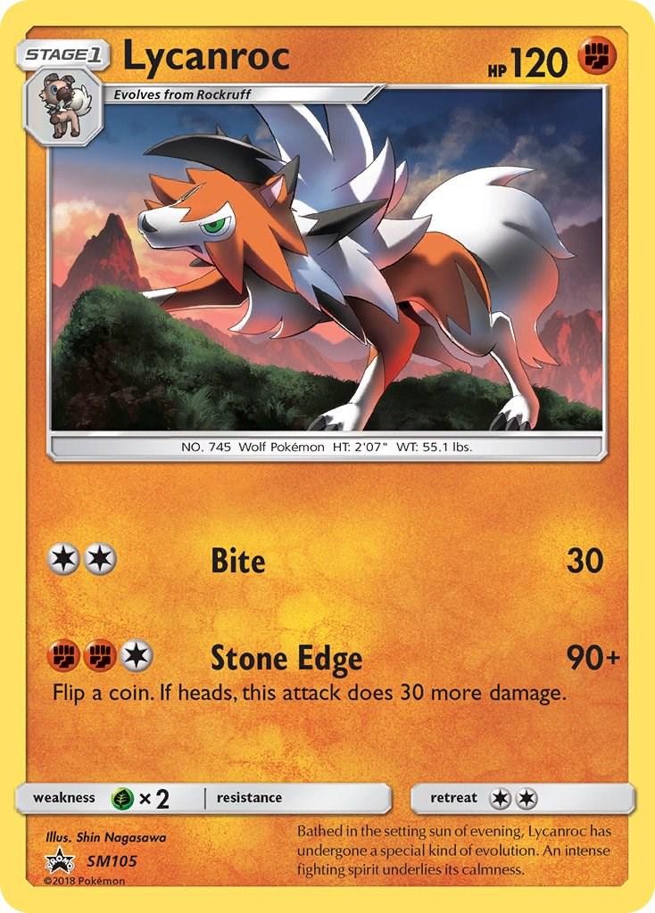 Lycanroc #SM105 Pokemon Promo