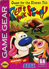 Quest For The Shaven Yak - Front | Ren and Stimpy Quest for the Shaven Yak Sega Game Gear