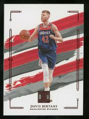 Davis Bertans [Asia] #5 Basketball Cards 2020 Panini Impeccable Prices