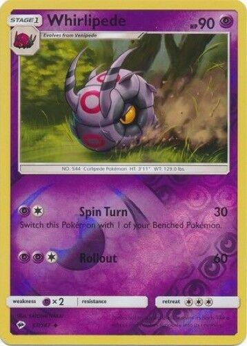 Whirlipede [Reverse Holo] #57 Prices | Pokemon Burning Shadows ...