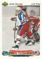 Keith Tkachuk [World Juniors] Hockey Cards 1991 Upper Deck Czech World Juniors Prices